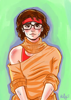 80s Aerobics Velma (Warm-Up Sketch)