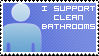 Bathroom Stamp by IanSkelskey
