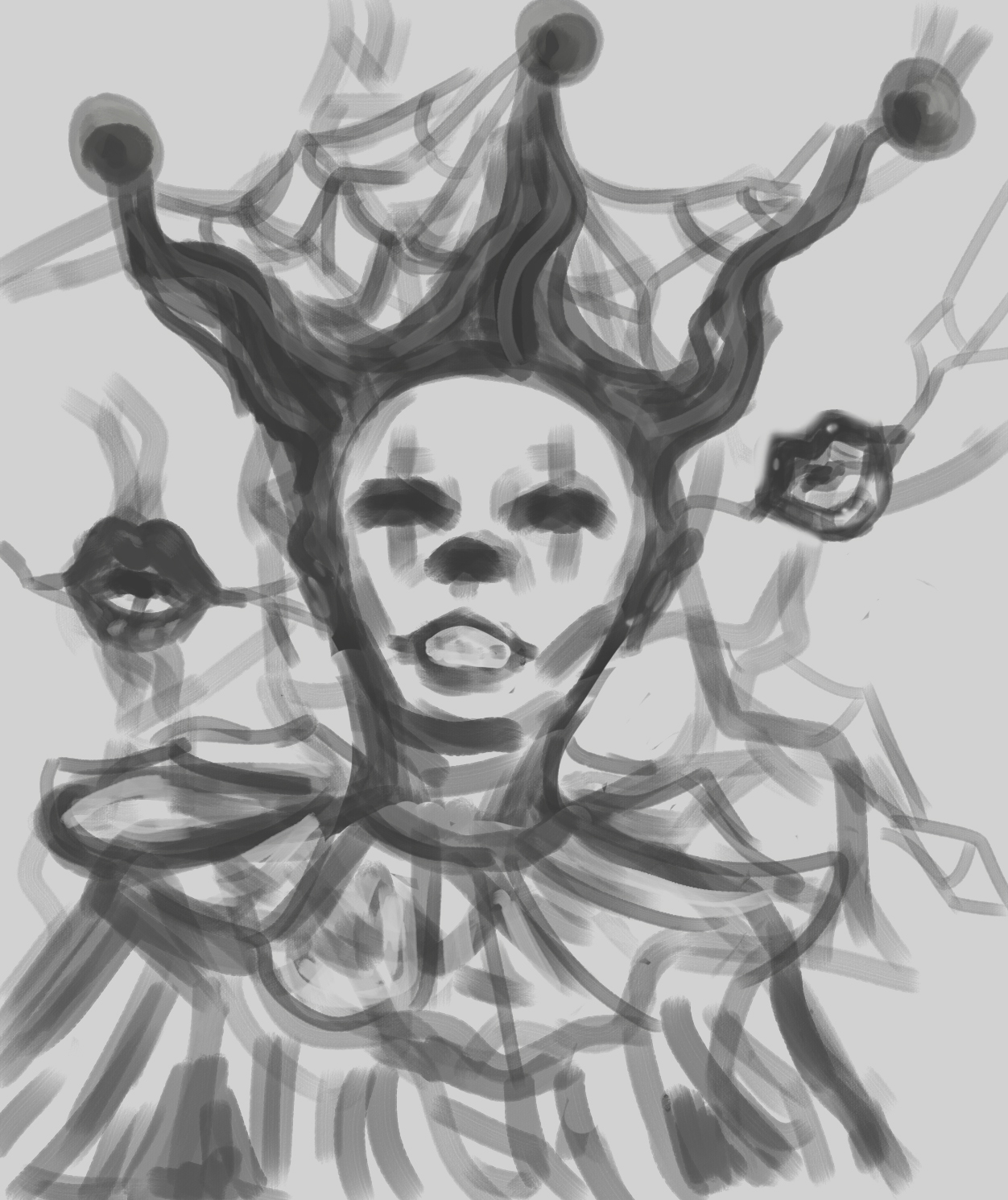 Jester Abstract Jester concept art by hilariousiris on DeviantArt
