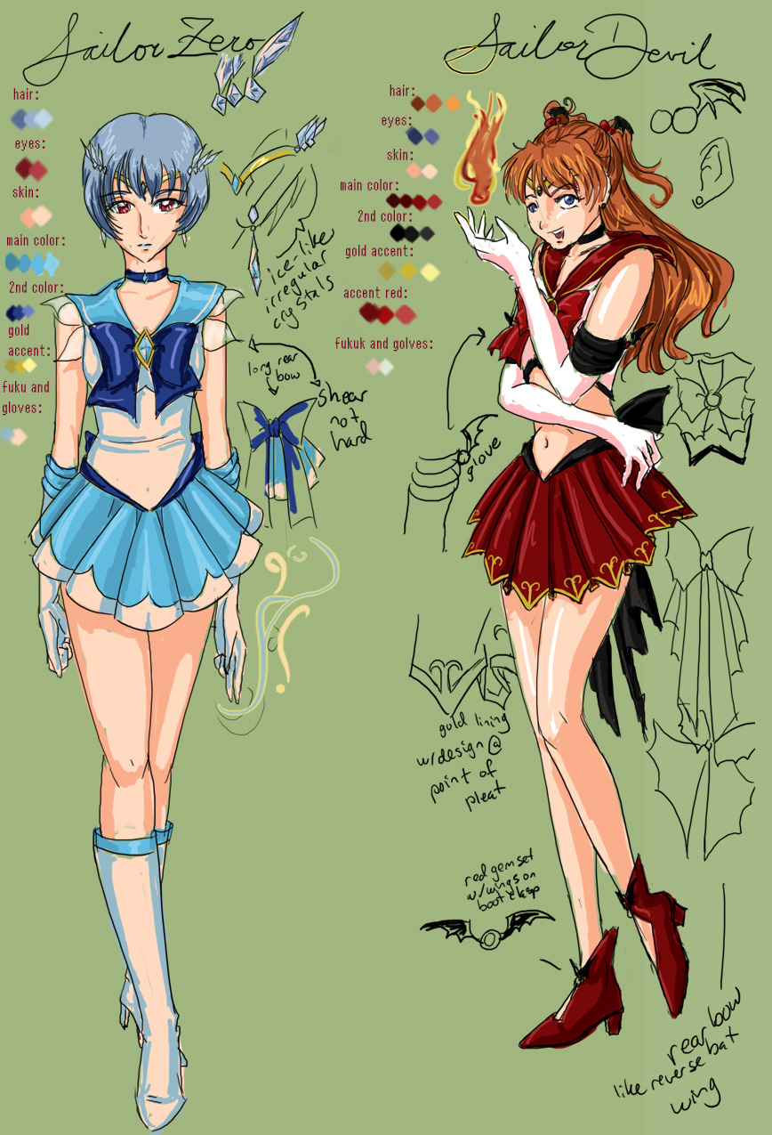 Ref Sheet Sailorzero and Devil