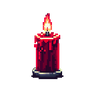 red candle (no outline)