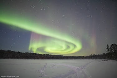 Aurora Spiral in Lapland