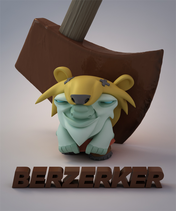 Berzerker Urban Vinyl Toy