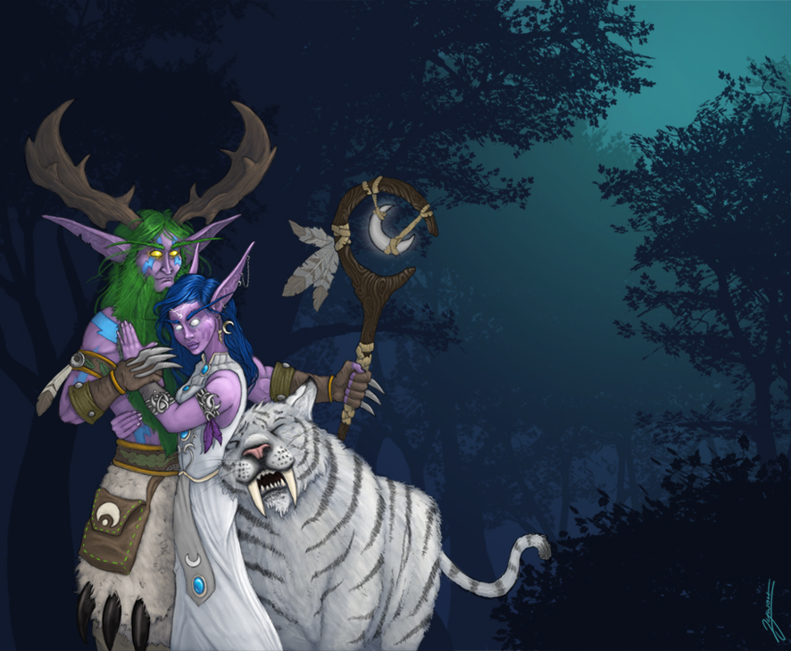 Malfurion and Tyrande