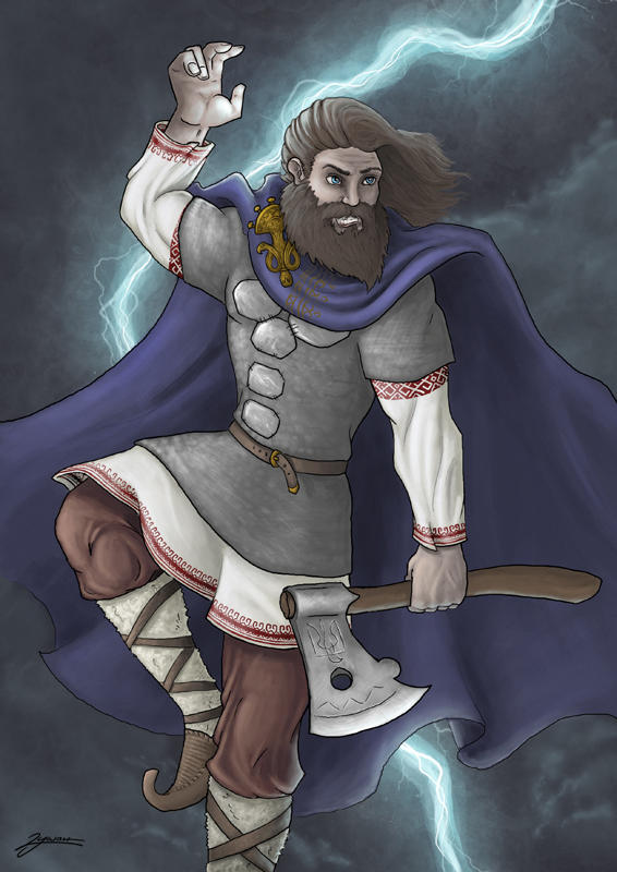 Perun by DuszanB on DeviantArt