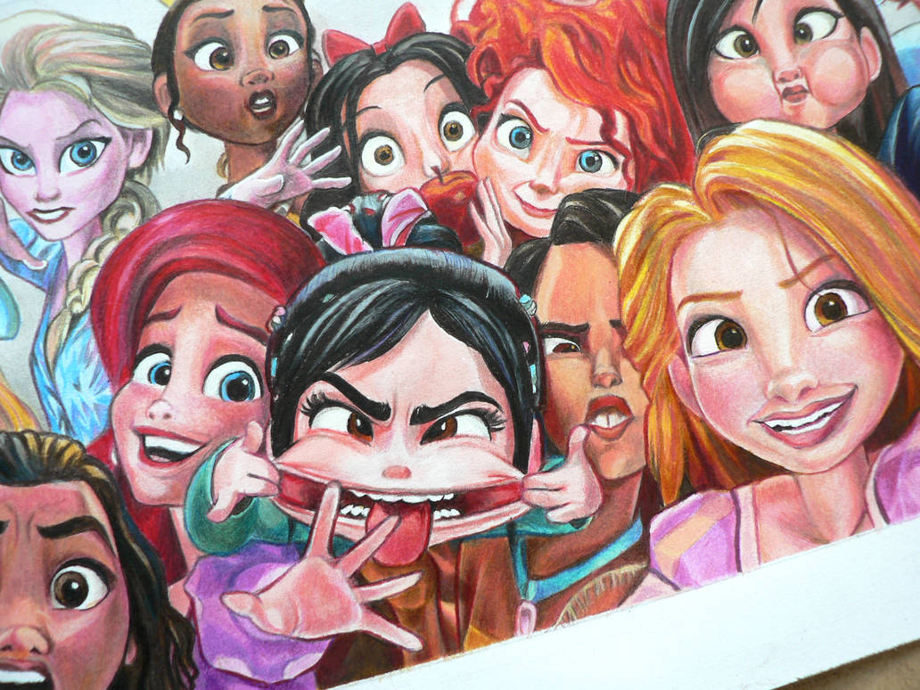 Disney Princesses by PKczmczk4Art on DeviantArt