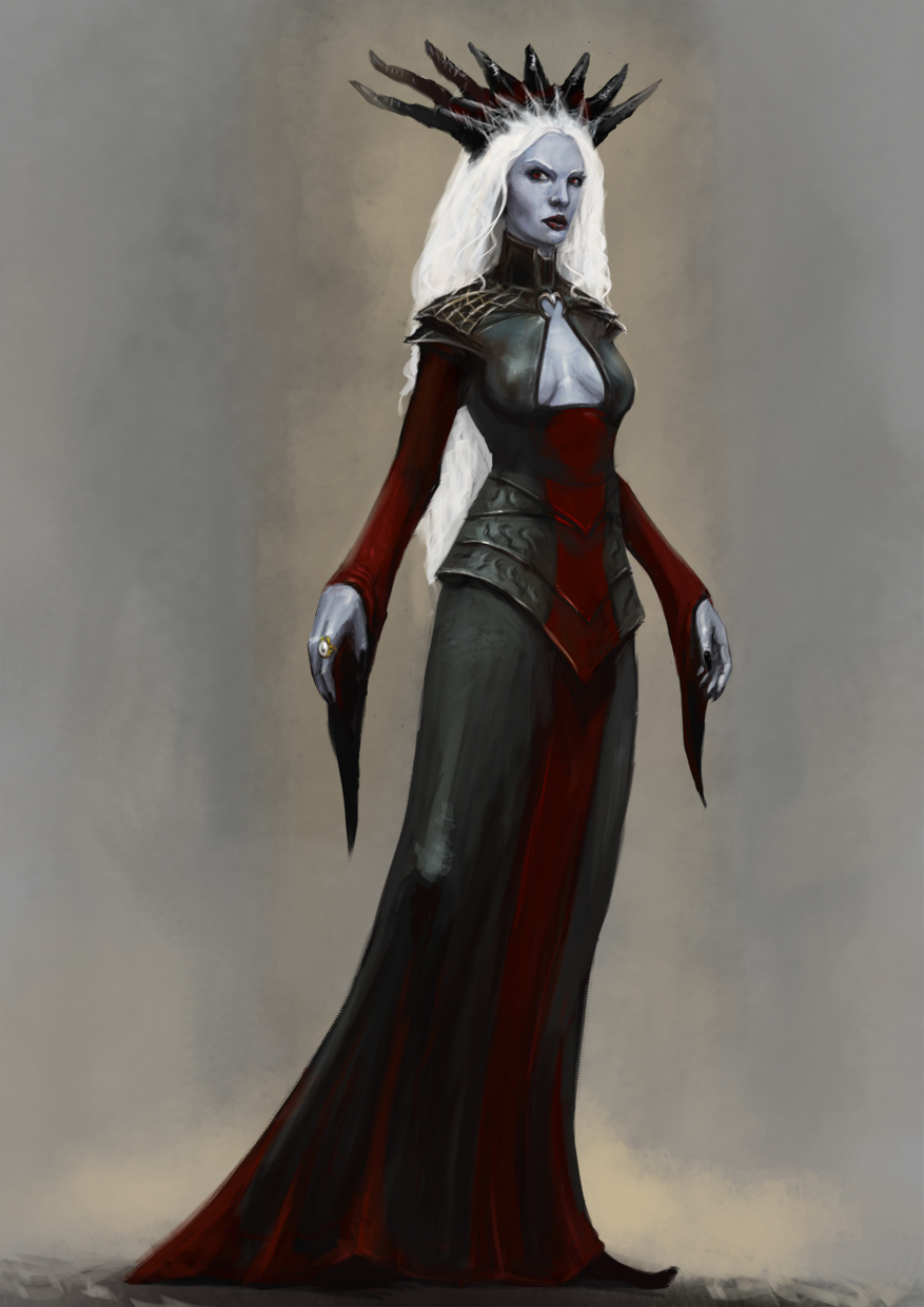 Drow Sorcerer - DnD private commission : ImaginaryCharacters