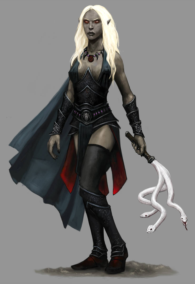 Drow Priestess by Seraph777 on DeviantArt