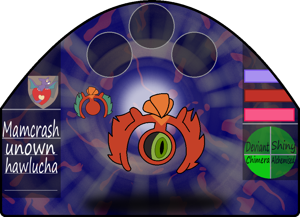 Mamcrash | female | unown/hawlucha