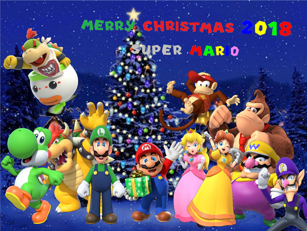 Super Mario Christmas 2018 by sergi1995 on DeviantArt