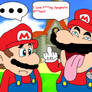 Mario meets SMG4 Mario