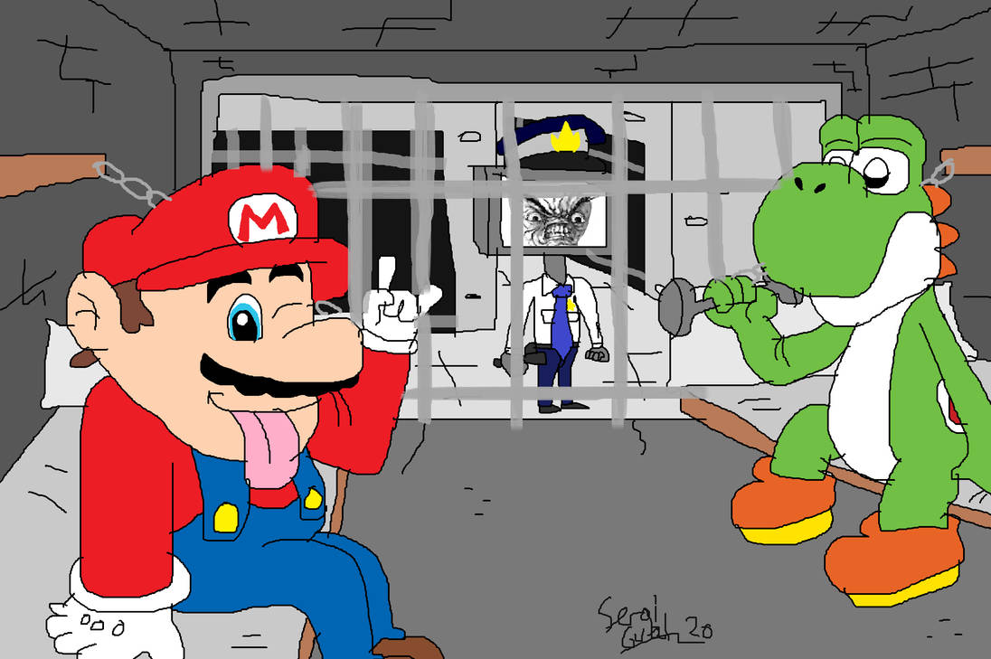Mario goes to Jail by sergi1995 on DeviantArt