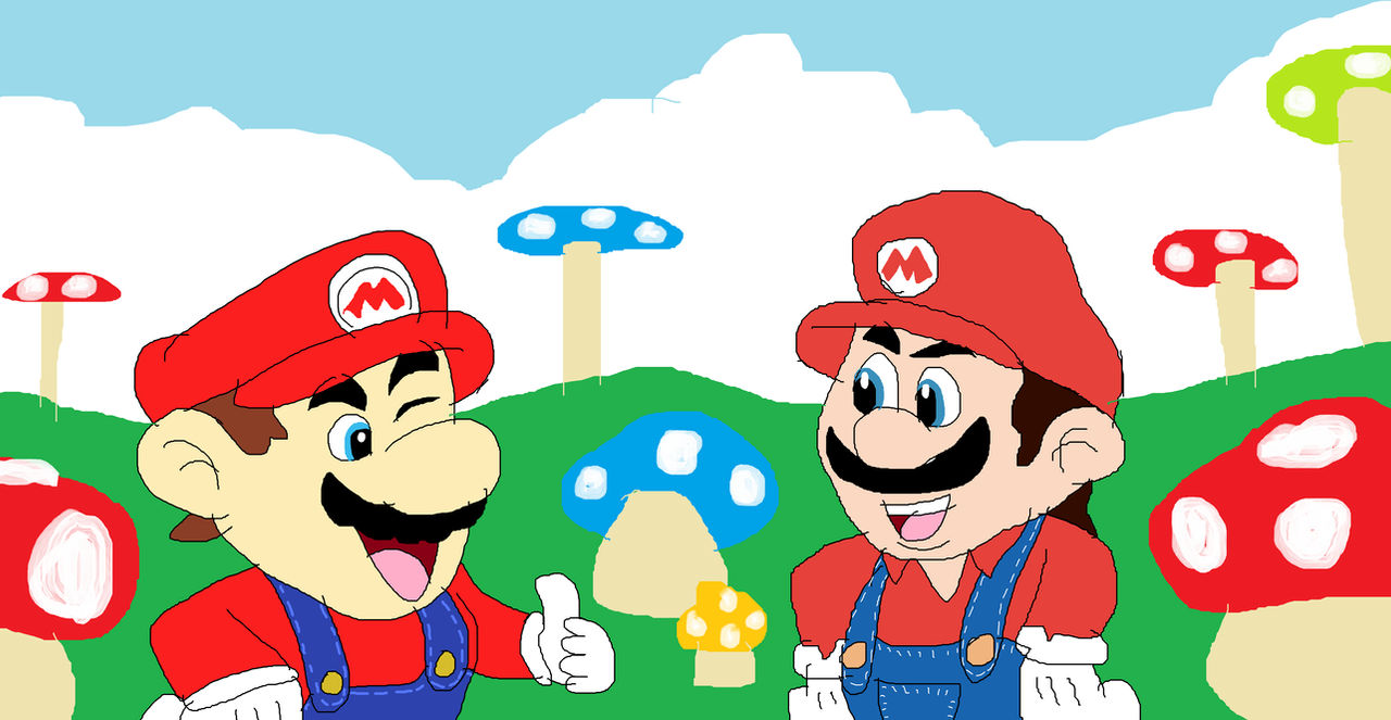Mario meets Movie Mario by sergi1995 on DeviantArt
