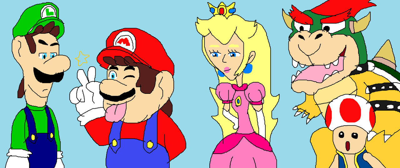 Super Mario Characters Redesigns In SMG4 Series By Sergi1995 On DeviantArt super-mario-characters-redesigns-in-smg4-series-by-sergi1995-on-deviantart