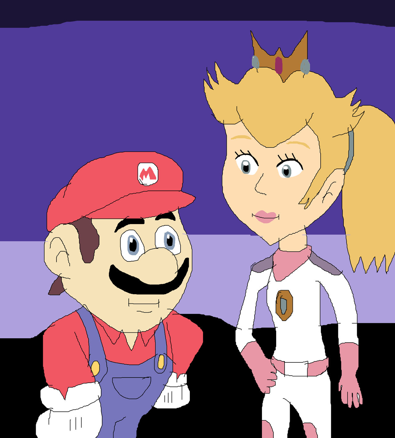 Movie Mario + Peach (Perfect Match) by PrincessCreation345 on DeviantArt