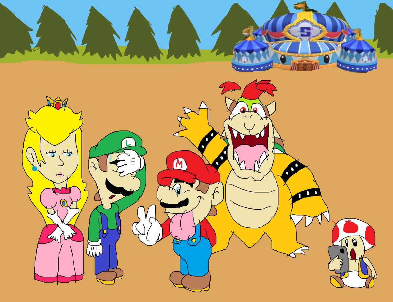 SMG4 Super Mario Crew by sergi1995 on DeviantArt
