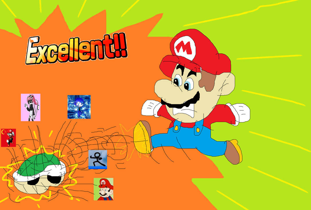 Mario Optimistic Mario is going to be a great lesson by sergi1995 on DeviantArt