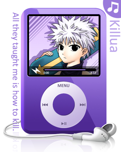 color purple - Killua