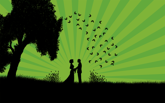 Just Married Green