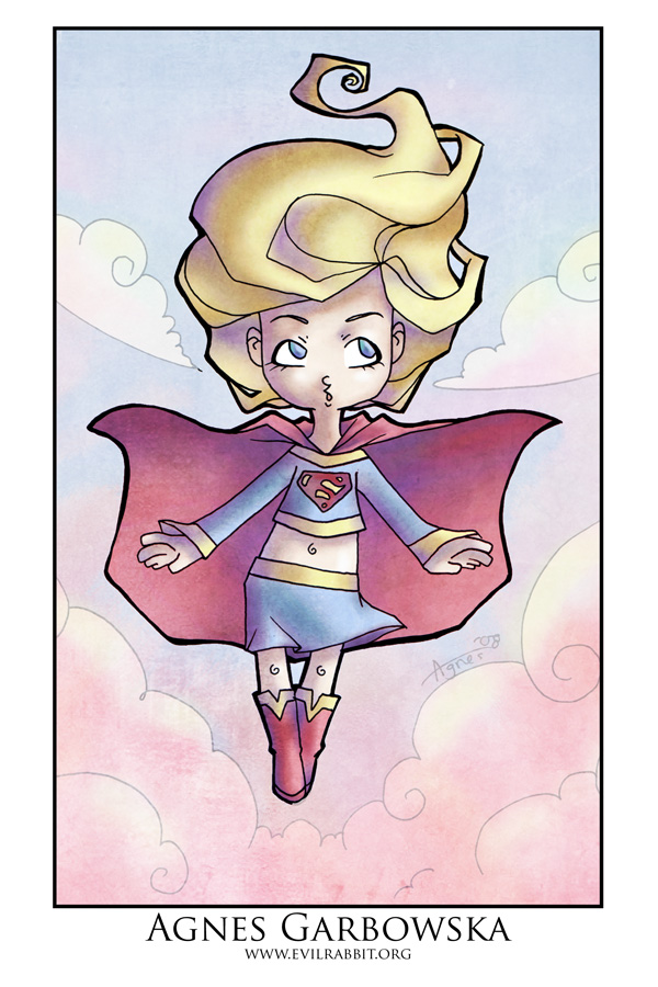 Sky Bound Supergirl