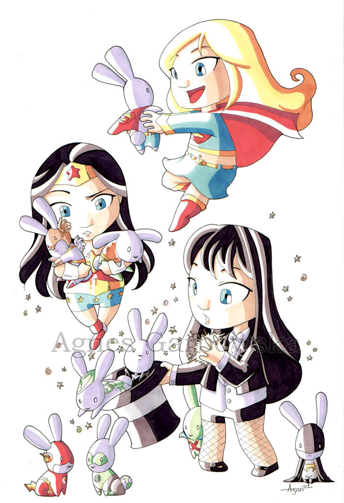 DC Bunnies by AgnesGarbowska on DeviantArt