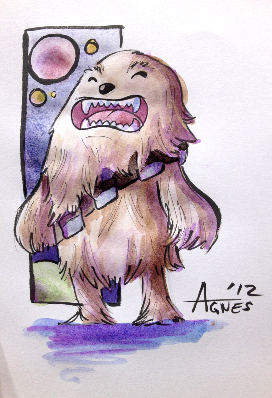 Chewbacca in Sketchbook