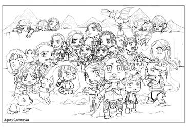 Game of Thrones Winter is Coming Cleaned Pencils