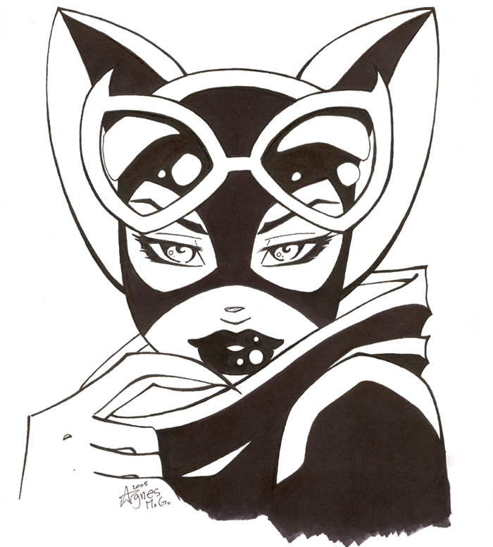 Catwoman BnW