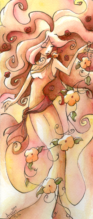 Watercolour Girl