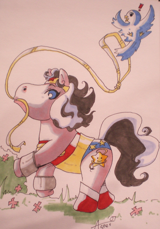 Mini Wonderwoman Pony