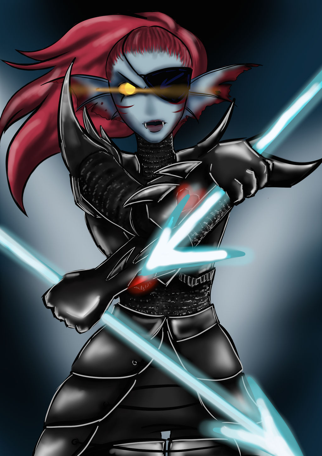 true heroine : undyne!