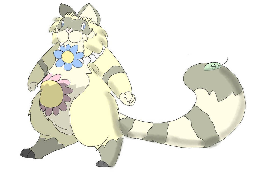 Fakemon Racoon Plowoon, The Raccoon Fakemon by RubyBadger223 on DeviantArt