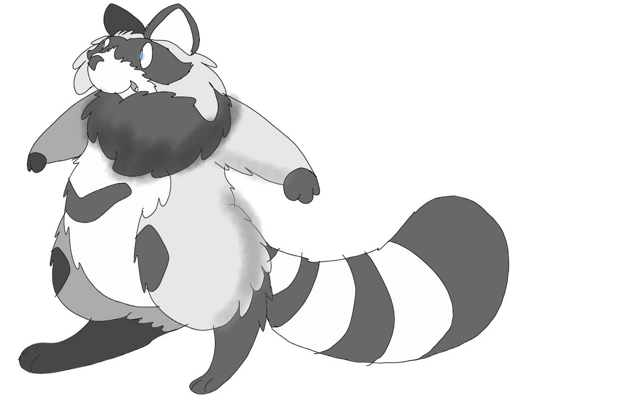 Fakemon Racoon Cuticoon, the Cuddly Raccoon Fakemon by RubyBadger223 on DeviantArt