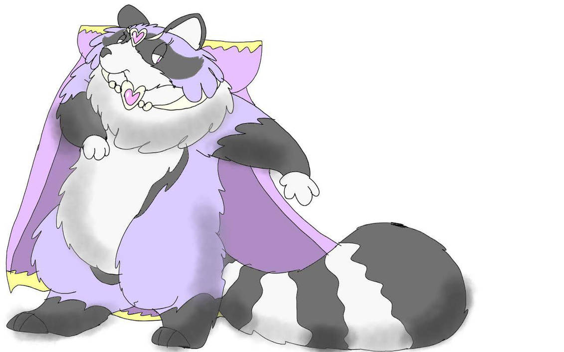 Fakemon Racoon Cloakacon, the raccoon queen Fakemon by RubyBadger223 on DeviantArt
