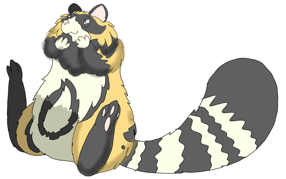 Fakemon Racoon Flarcacon, The raccoon Fakemon by RubyBadger223 on DeviantArt