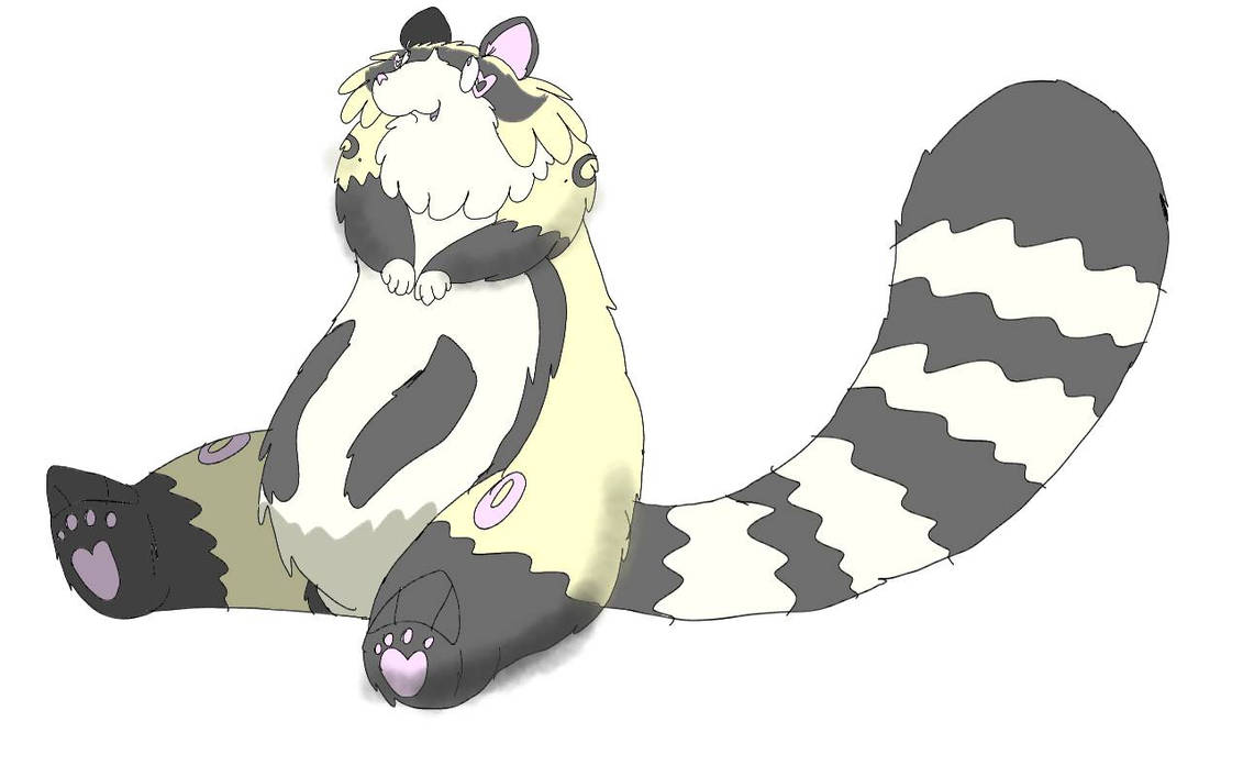 Fakemon Racoon Raccoon Fakemon (5/31/20) by RubyBadger223 on DeviantArt