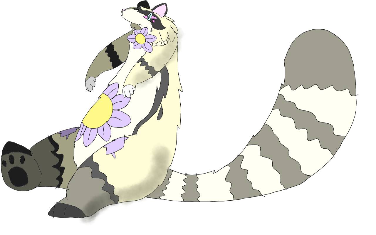 Fakemon Racoon Blooming Raccoon Fakemon (8/7/20) by RubyBadger223 on DeviantArt