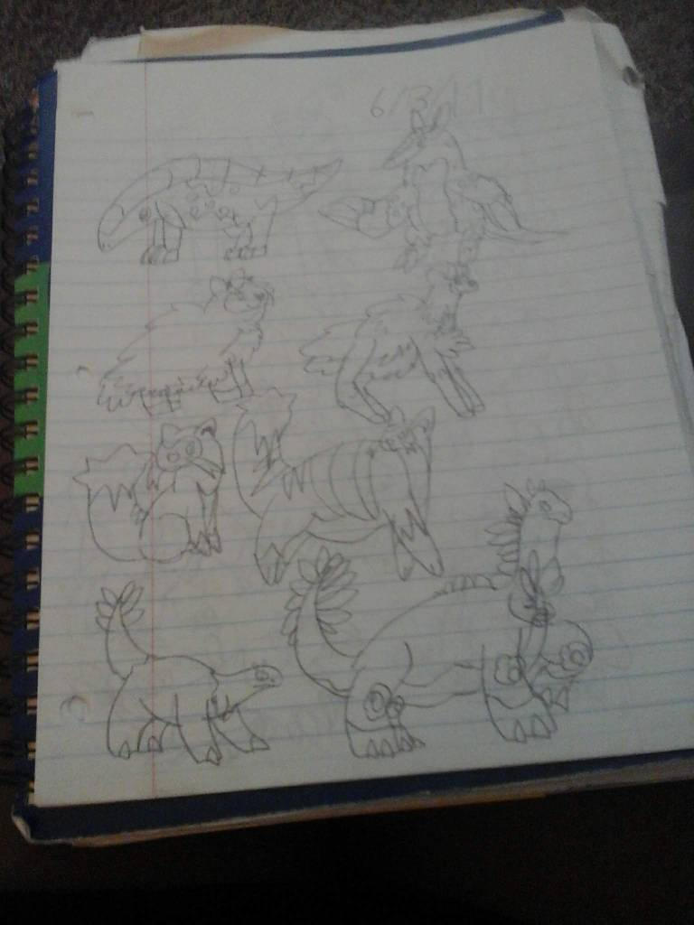 Fakemon Sketch (6/3/17) by RubyBadger223 on DeviantArt