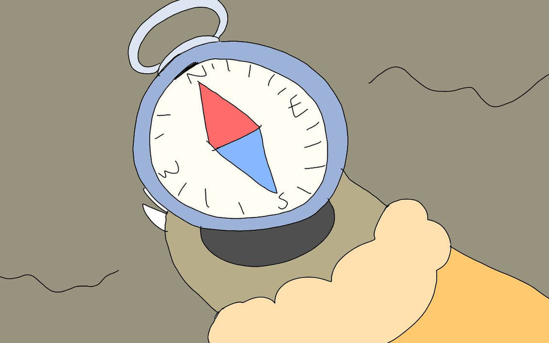 Time Compass Deviantart Inktober 2021 Day 16: Compass by RubyBadger223 on DeviantArt