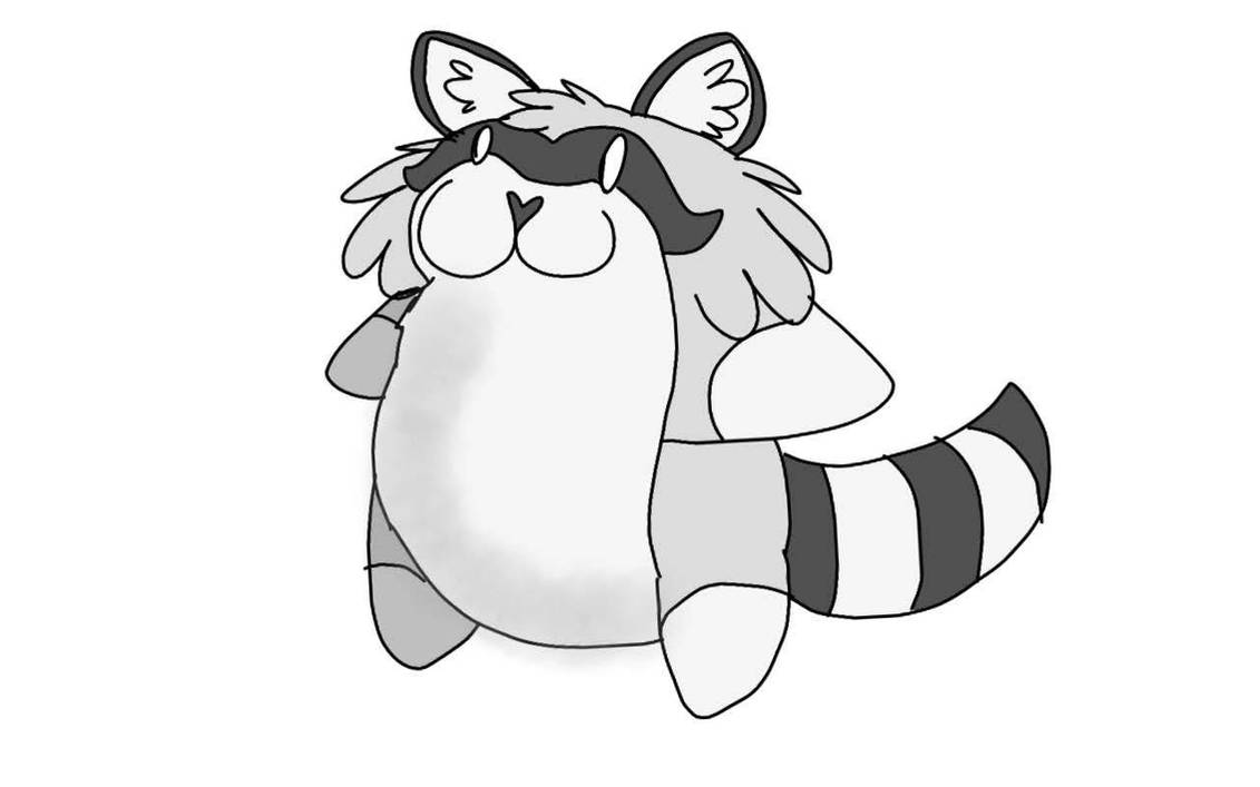 Fakemon Racoon Raccoon Fakemon (4/19/22) by RubyBadger223 on DeviantArt