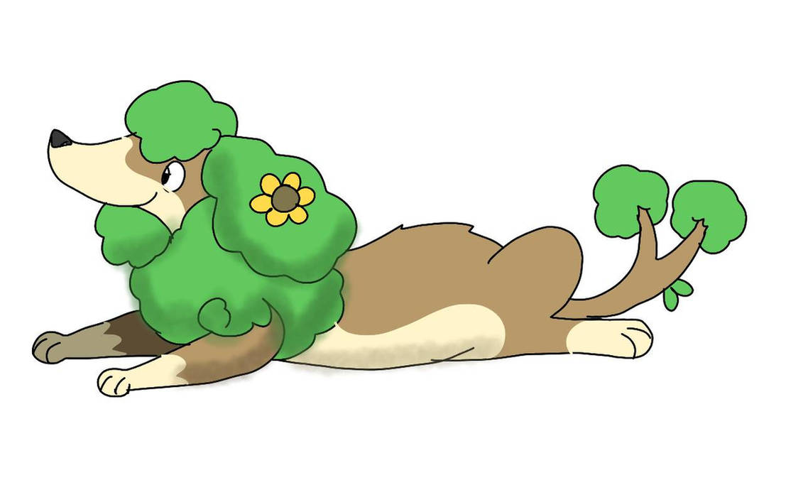Tree Fakeemon Tree Poodle Fakemon (8/21/22) by RubyBadger223 on DeviantArt