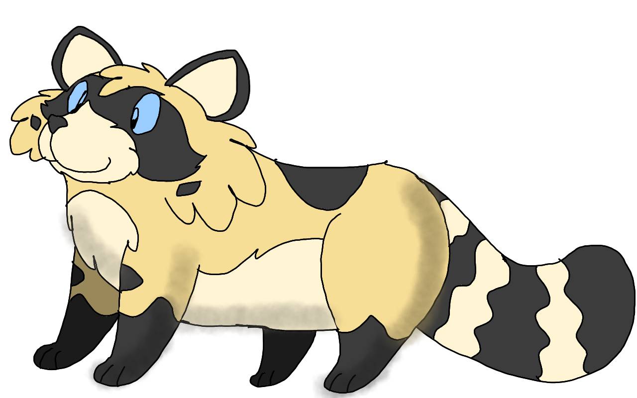 Fakemon Racoon Raccoon Fakemon (5/28/23) by RubyBadger223 on DeviantArt