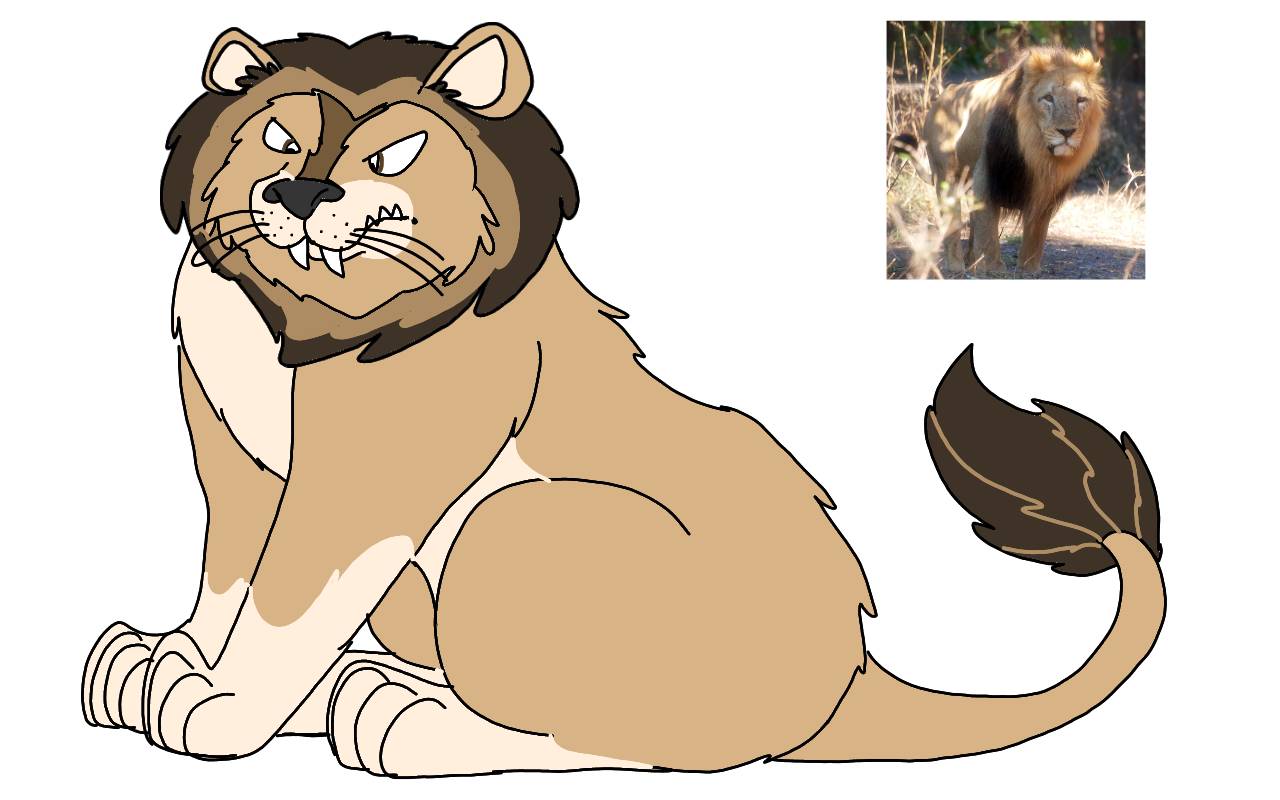 Asiatic Lion by RubyBadger223 on DeviantArt