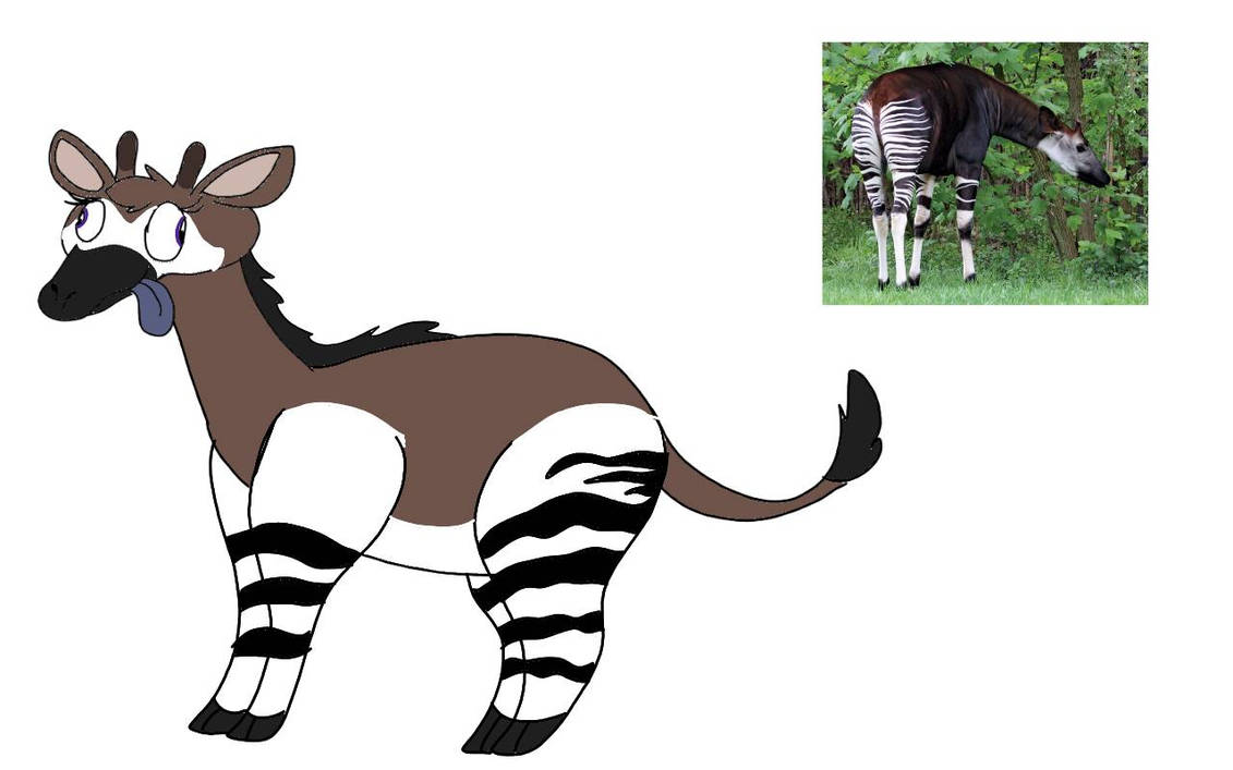 Okapi by RubyBadger223 on DeviantArt
