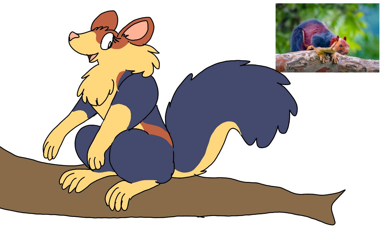 Deviantart Risumon Squirrel Indian Giant Squirrel by RubyBadger223 on DeviantArt
