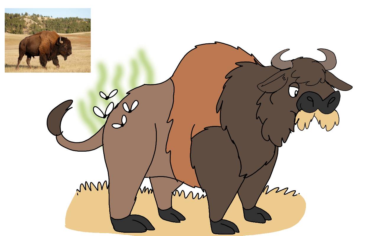 Bison Deviantart American Bison by RubyBadger223 on DeviantArt