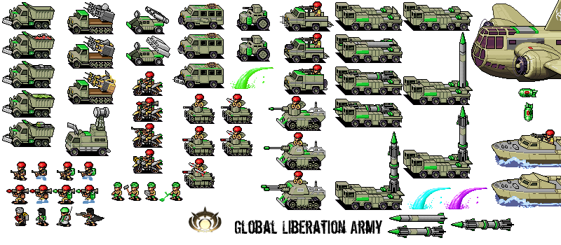 Pixel Global Liberation Army by CarrionTrooper on DeviantArt