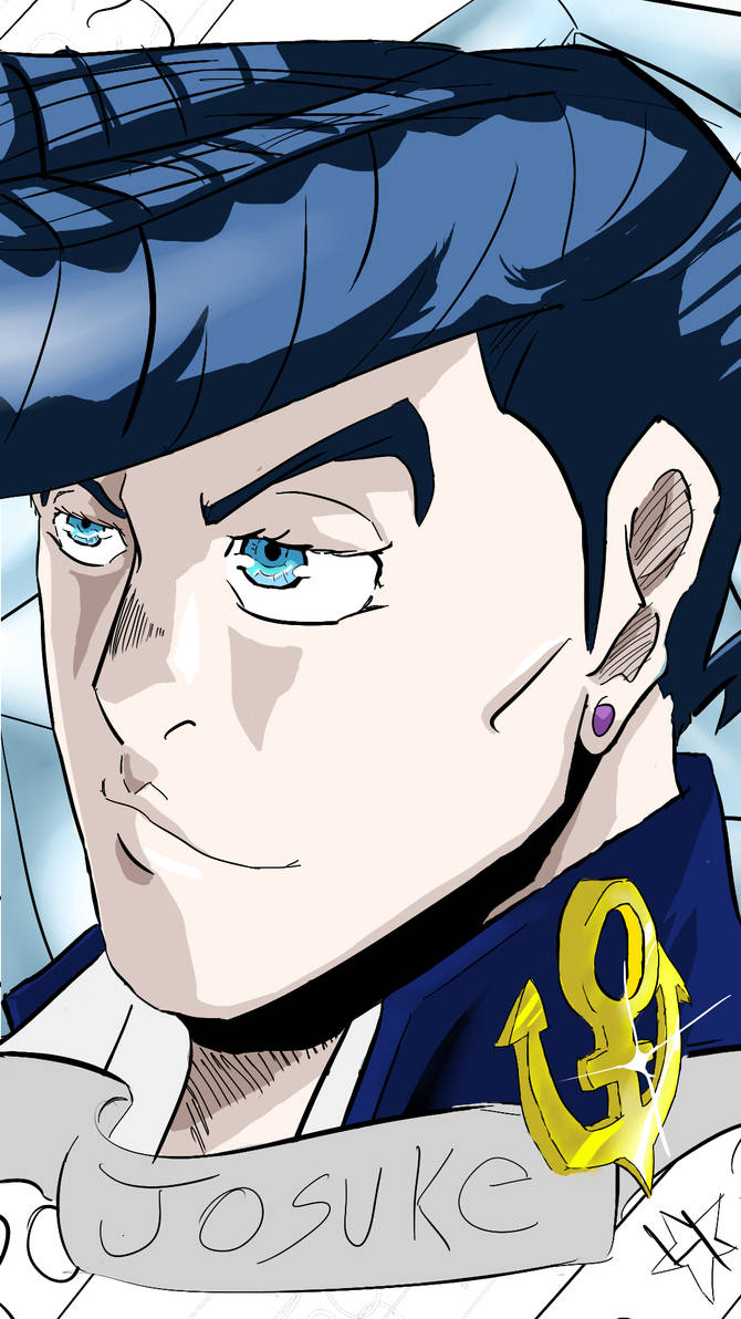 Josuke Higashikata (COLOR) by JesusinJacket on DeviantArt