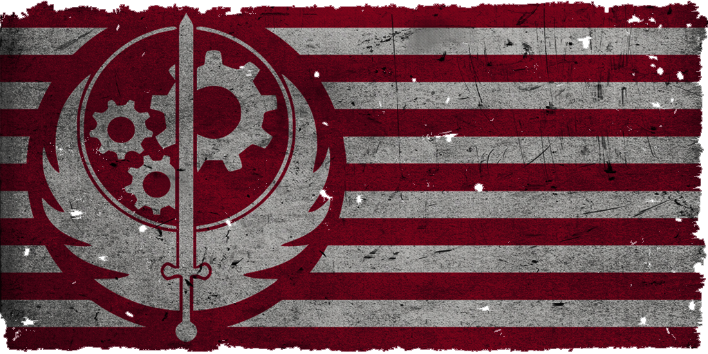 Fallout Brotherhood of Steel Flag by mikeeu76 on DeviantArt