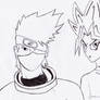 Drawing Practice: Kakashi and Yami